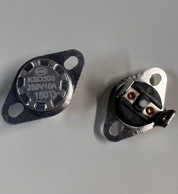 TernostatoSEcadora 150 °C con Reset - Alternativa